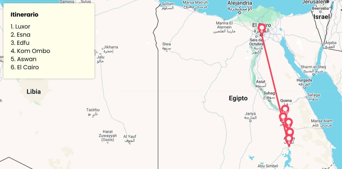 Itinerario Egipto